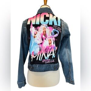 Upcycled Nicki Minaj Jean Jacket
